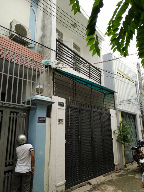 Nhà 1 trệt 1 lầu, SHR, đang cho thuê 6 tr/th, nằm trên đường Nguyễn Thị Thử, Hóc Môn