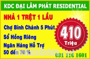 KDC Đại Lâm Phát Residential -Sang trọng bậc nhất Tây Sài Gòn, đẹp đến từng centimet.CĐT 0968219555