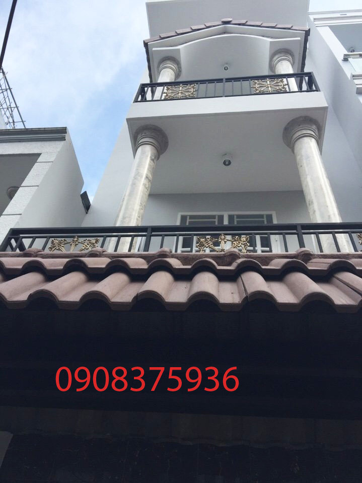 Bán nhà mới đẹp, hẻm xe hơi, Huỳnh Tấn Phát, Quận 7, DT 4x15m, 3 lầu. Giá 3,45 tỷ