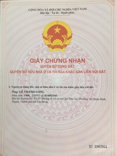 Bán nhà 2 mặt tiền số 87 Nguyễn Thượng Hiền P5 BThạnh - Chính chủ
