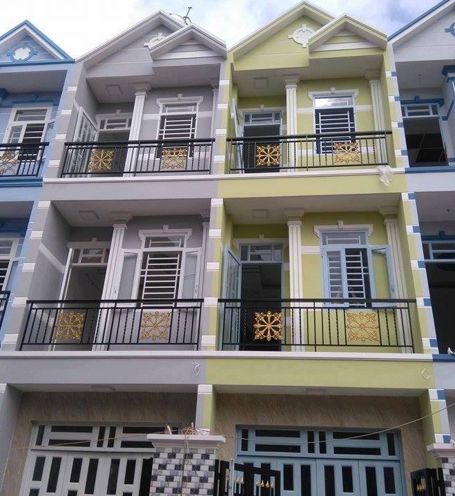 Bán nhà riêng tại Dự án Khu dân cư Phú Xuân, Nhà Bè, Tp.HCM diện tích 3*15m2  giá 1,58 Tỷ