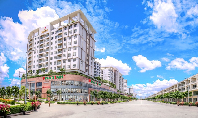 Nhà phố thương mại MT đường Nguyễn Cơ Thạch, khu đô thị Sala Đại Quang Minh