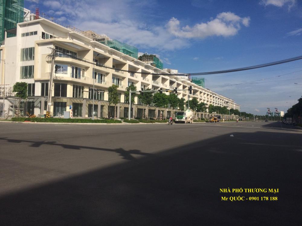 Chuyển nhượng căn nhà phố thương mại mặt tiền Nguyễn Cơ Thạch. DT 168m2, 7x24m, Quốc 0901178188