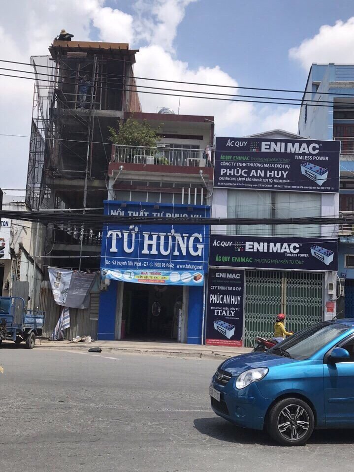 Hot,Hot! vỡ nợ bán rẻ nhà mặt tiền Huỳnh Tấn Phát, Tân Thuận Đông, Quận 7, DT 4,8x22m, 2 Lầu  Giá 8 tỷ.