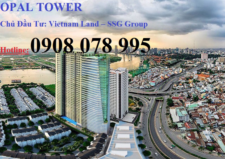 Bán căn hộ Opal Saigon Pearl 2PN, chiết khấu 5%, tầng cao, view đẹp