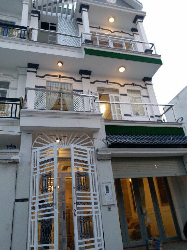 Bán nhà riêng Huỳnh Tấn Phát, TT Nhà Bè, DT 6m x 9m, 2 lầu 4PN, hẻm 6m, full nội thất, giá 3.25 tỷ