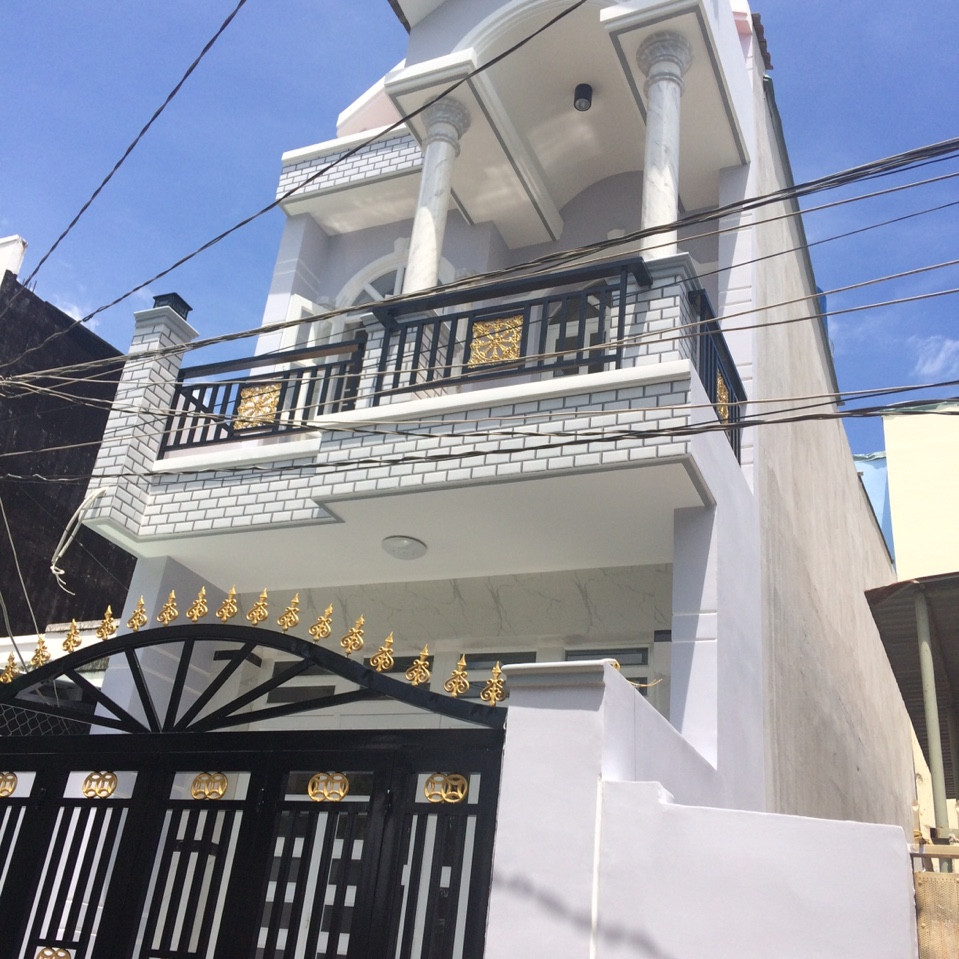 Nhà ở Lê Văn Lương (5,1x16M) Nở hậu 5,3m 1 trệt 1 lầu 2PN, Hẻm xe hơi
