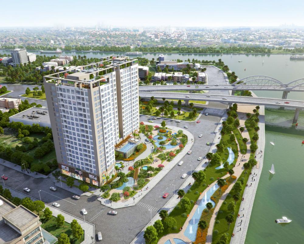 Căn hộ Quận 4  Giá: 2.7 tỷ  Diện tích: 80m² trên đường Nguyễn tất thành ngay cầu Tân Thuận.
