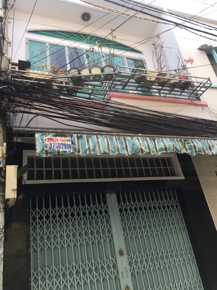 Bán nhà 1 lầu đương Gò Dầu, 4x12m, sổ hồng, đường thông 6m, gần chợ Tân Hương -P.Tân Qúy