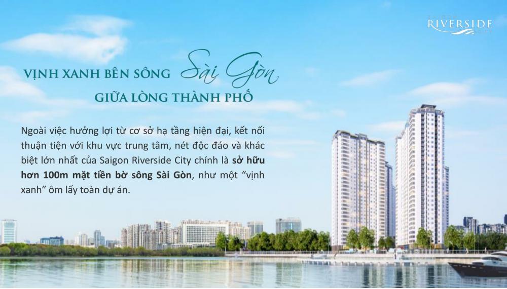 Căn hộ kề Vạn Phúc City  View sông Sài Gòn