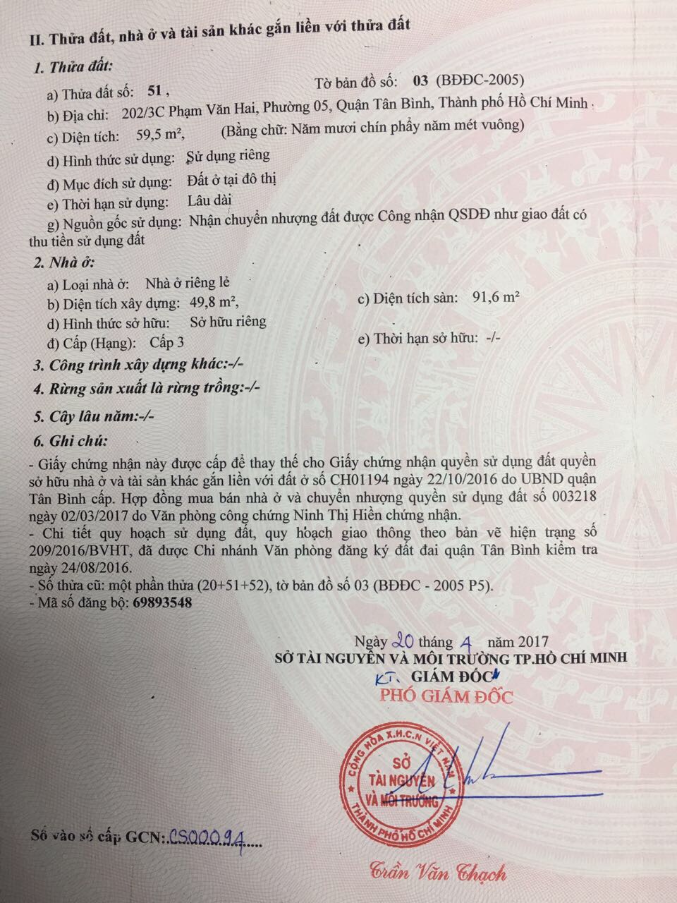 Bán nhà hẻm 202 Phạm Văn Hai, phường 5, Tân Bình, giá 4.9 tỷ
