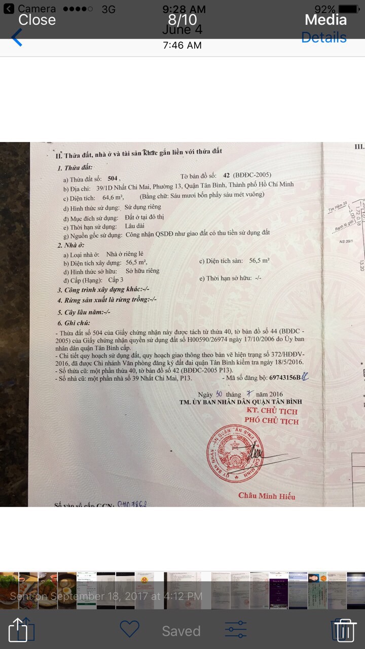 Bán nhà 39/1 Nhất Chi Mai, phường 13, Tân Bình, giá 6,8 tỷ