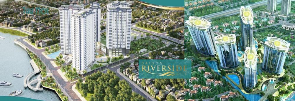 Căn hộ View sông  SG – Mặt tiền quốc lộ 13 2 PN giá 1,28 tỷ