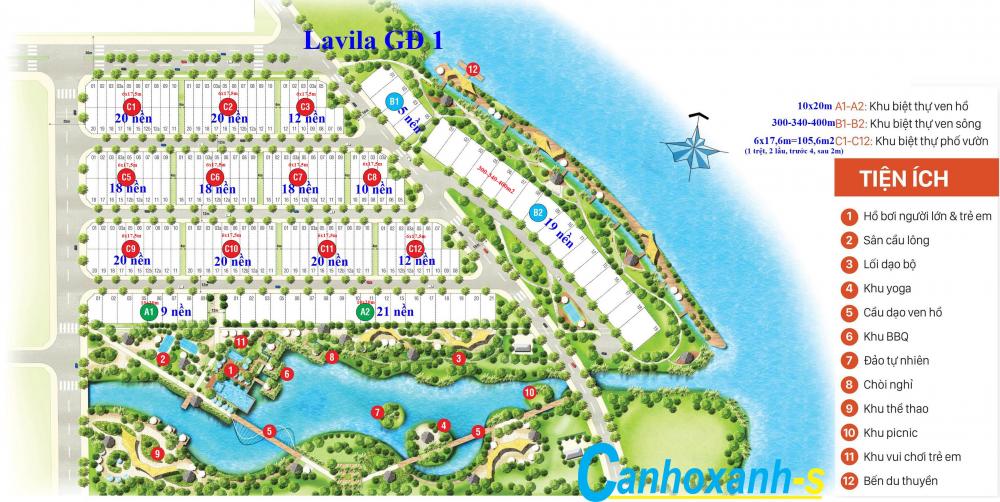 biệt thự Lavila những căn cuối cùng giá 5,7 tỷ/căn, 094543685