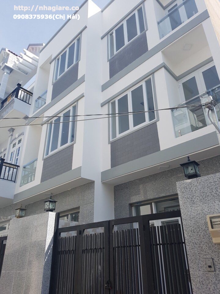 Bán nhà mới đẹp nằm đường 6m, Huỳnh Tấn Phát, Nhà Bè, DT 4x14m, 2 lầu, sân thượng. Giá 2,95 tỷ