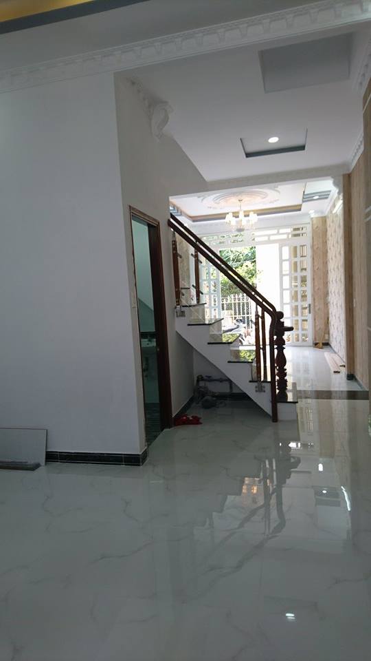 Bán nhà riêng Dương Cát Lợi, thị trấn Nhà bè, DT 4.3m x 12m, 1 trệt, 2 lầu, sân thượng, giá 2.99 tỷ
