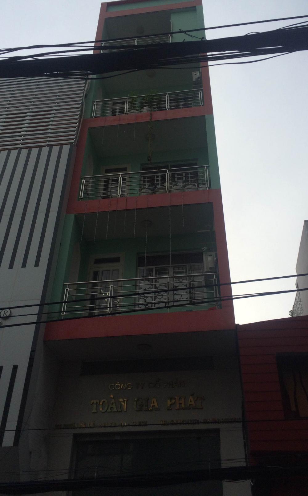 Bán nhà 6 lầu tuyệt đẹp đường Hai Bà Trưng, 4,7 x 14m, đang cho thuê gia cao
