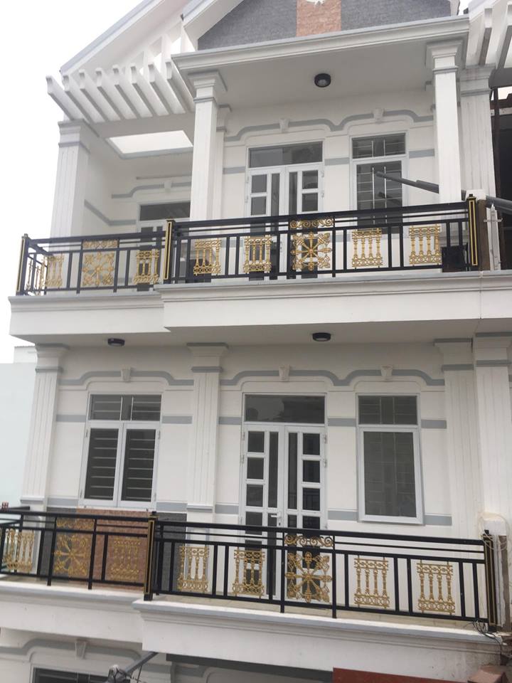 Bán nhà mới, 1 trệt, 2 lầu, sân thượng, Lê Văn Lương, Phước Kiển, Nhà Bè