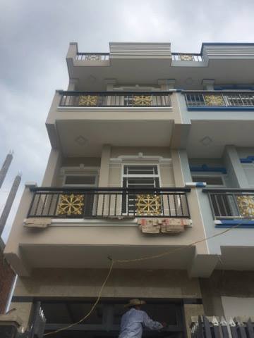 Nhà mới 3 tầng, sân thượng, 3.4x11m, sổ hồng, Lê Văn Lương, gần cầu Ông Bốn