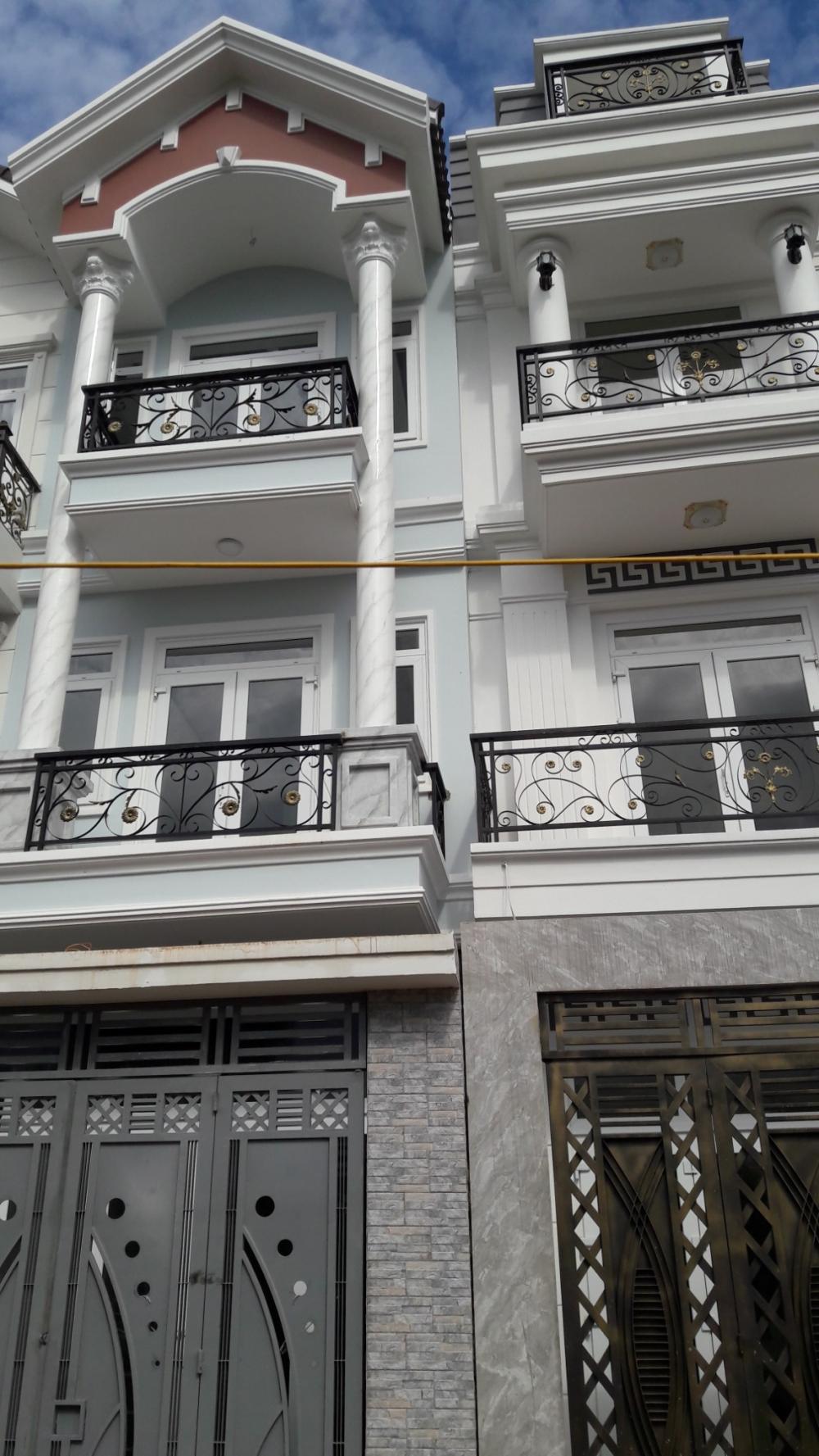 Nhà mới xây đẹp cao cấp 4x15m, 2L + 1T + ST  hướng đông nam đường số 49, Phạm Văn Đồng 