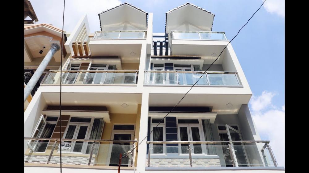 Bán nhà mặt tiền đường Bàu Cát Đôi, phường 14, quận Tân Bình, DT 5,2x27m, 4 lầu, giao nhà ngay