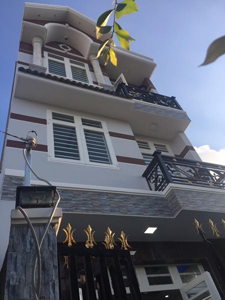 Bán nhà mới đẹp, HXH, DT: 5x16m, 1 trệt, 2 lầu, đường Lê Văn Lương, Phước Kiển, Nhà Bè