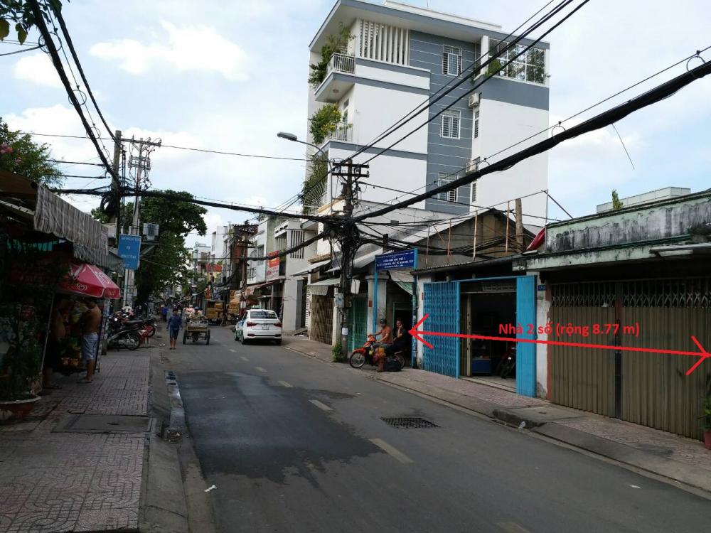 Cần tiền bán gấp Căn Góc Nhà Mặt Tiền (dt nền: 183 m2, Hướng Tây) đường Phong Phú P11 Q8- Giá 16 tỷ