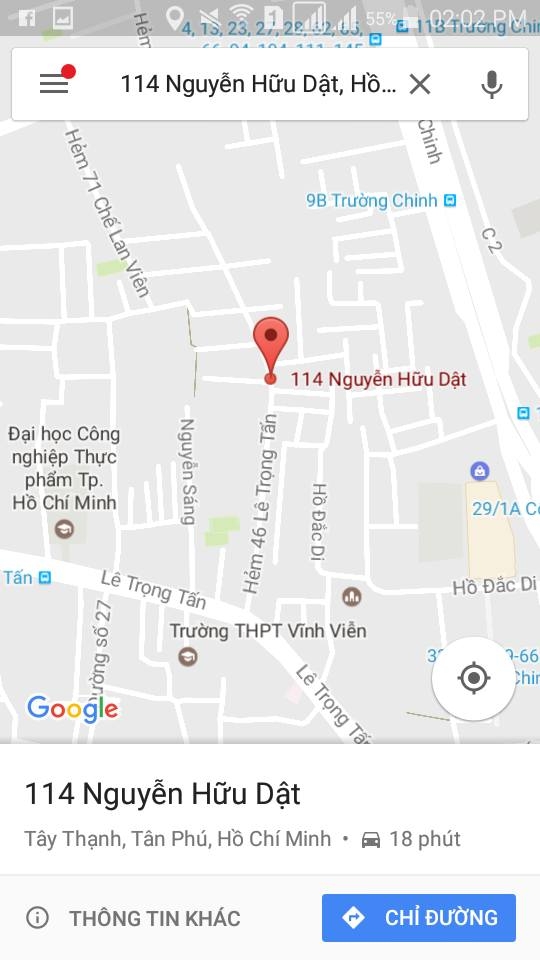 Bán nhà Đường Hồ Đắc Di, P. Tây Thạnh, Q. Tân Phú