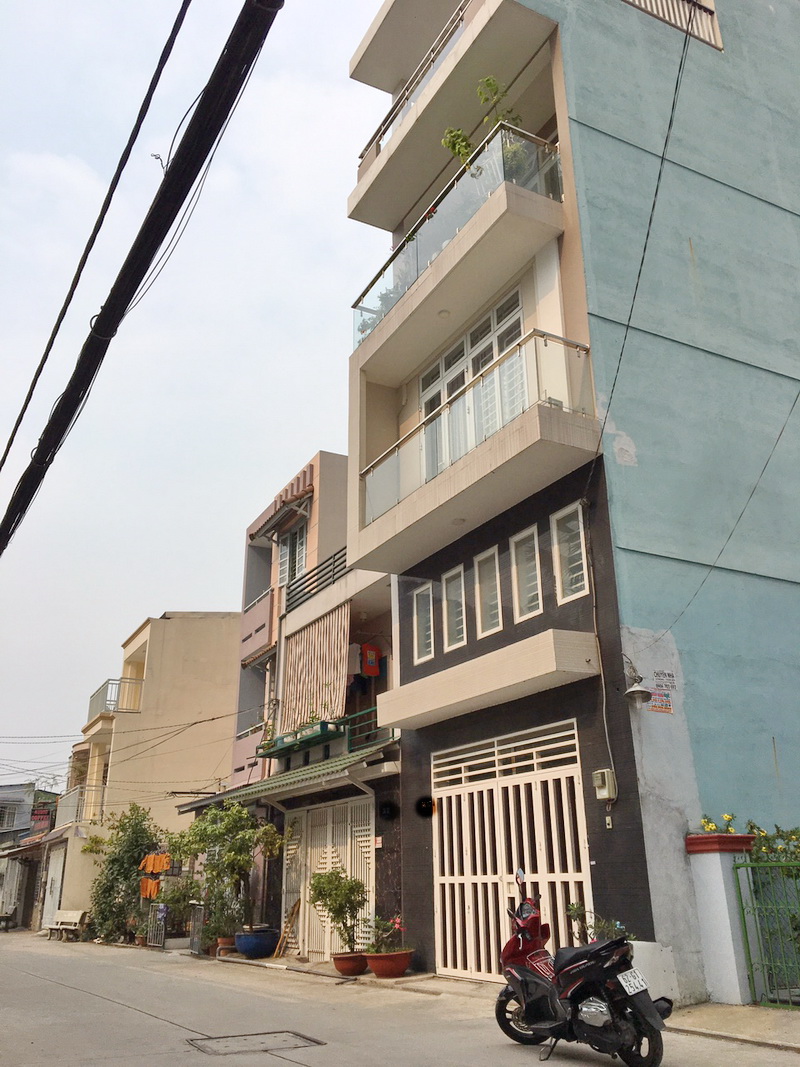 Bán nhà 4 tầng hẻm 56 đường Gò Ô Môi, Phú Thuận, Quận 7. Giá 5.8 tỷ