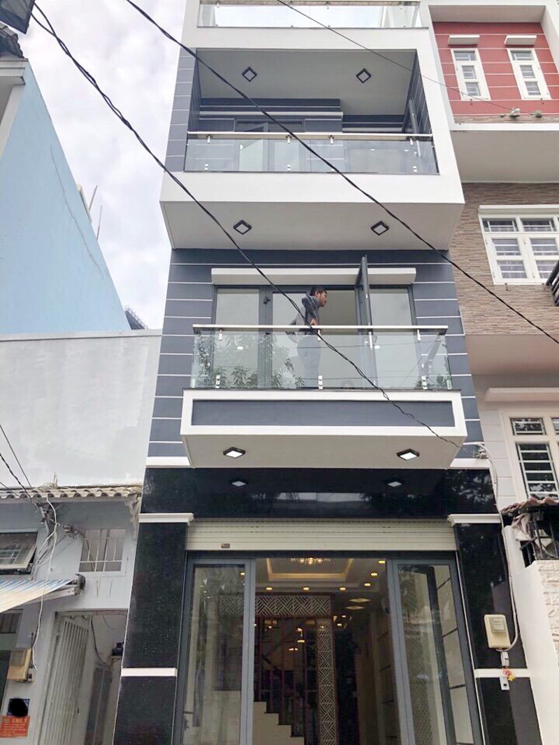 Bán nhà phố hiện đại 2 lầu, ST, mặt tiền hẻm 502 Huỳnh Tấn Phát, P. Bình Thuận, Quận 7