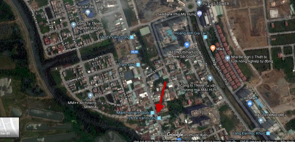 Cần tiền bán gấp nhà MT đường Lê văn Lương, gần trường THPT Phước Kiển, 6x26m TL thiện ý giá 9.5 tỷ