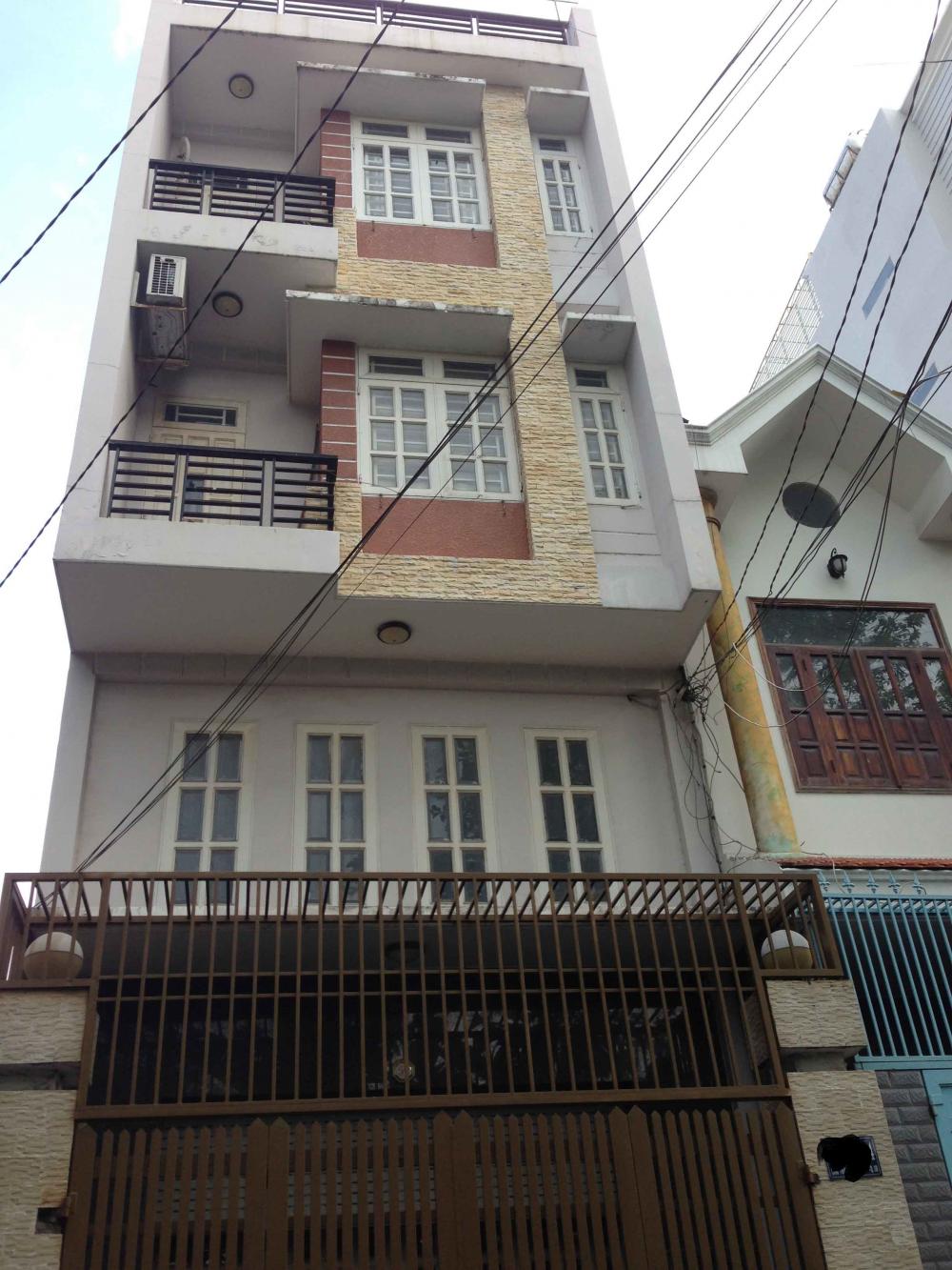 Bán gấp nhà HXH Bình Thạnh, Lê Quang Định, 4 tầng, giá 6.4 tỷ