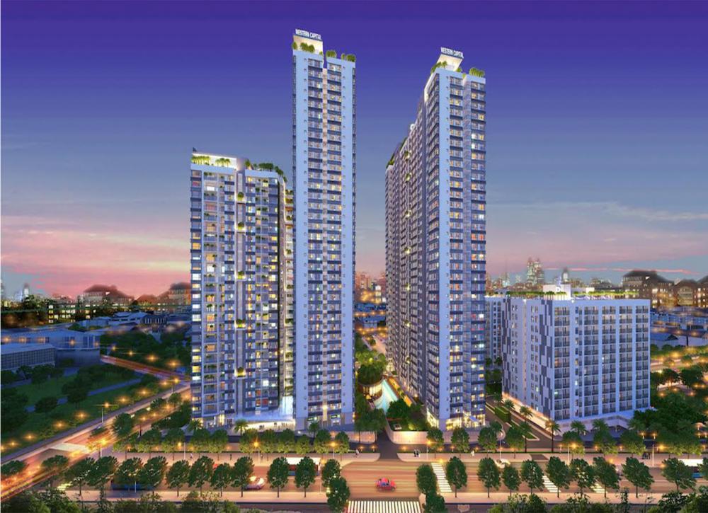 Bán-sang-nhượng căn hộ tầng 30 chung cư The Western Capital, Bình Phú, phường 10, Quận 6, diện tích 51,2m2