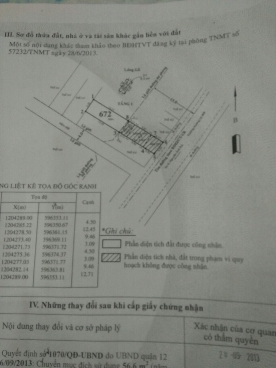 Bán nhà mặt phố tại Đường Hương Lộ 80B, Phường Hiệp Thành, Quận 12, Tp.HCM diện tích 56.6m2  giá 6 Tỷ