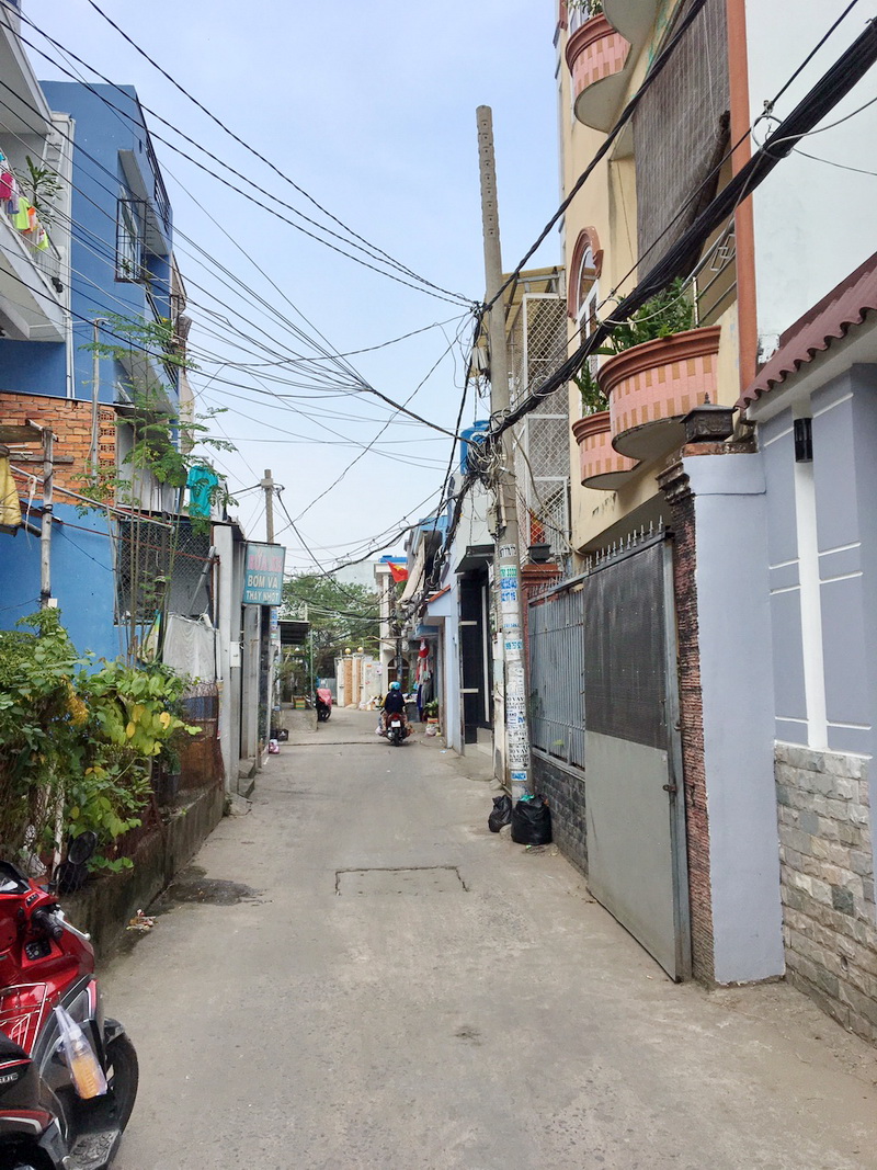 Nhà bán 1 lầu, 3PN hẻm xe hơi 487 Huỳnh Tấn Phát, Tân Thuận Đông Quận 7