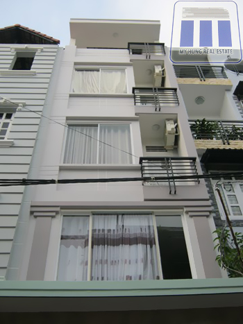 Cho thuê nhà MT Nguyễn Văn Tráng, P.Bến Thành, Q1, DT 4x18m, 4 lầu, 7 phòng, giá 80 triệu/th.