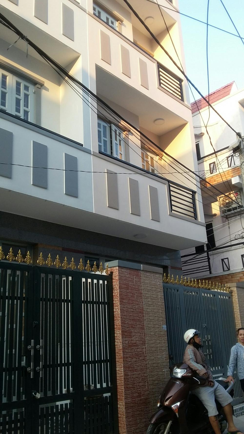 Bán nhà Bến Phú Định, phường 16, quận 8, sổ hồng riêng công chứng, hẻm lớn, diện tích 4x12