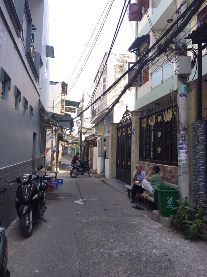 Kẹt tiền Bán gấp nhà 2 lầu hẻm 4m đường Tân Thuận Tây Phường Tân Thuận Tây Quận 7