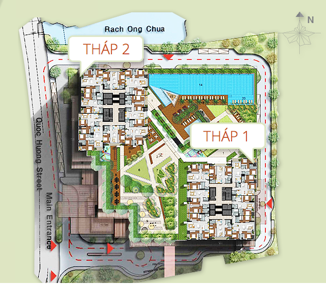 Chính chủ bán gấp căn CH 2PN Thảo Điền Pearl tầng 18, view city, sông 4.3 tỷ nhà hoàn thiện