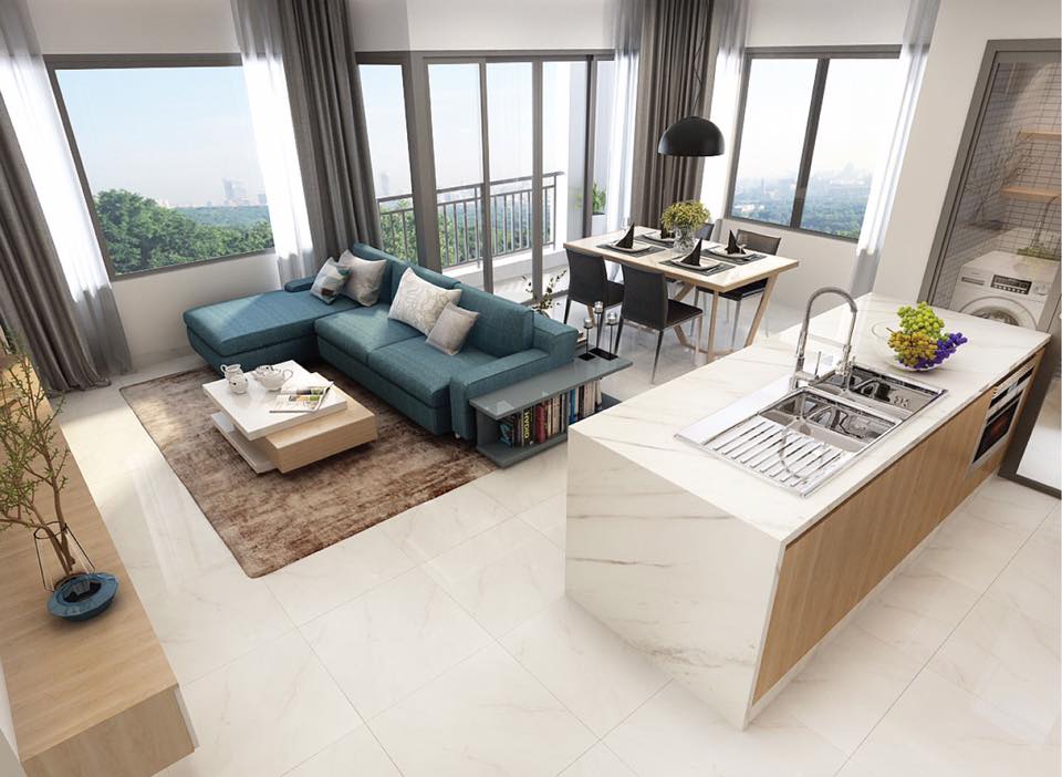Apartment 5* Facing Sala Dai Quang Minh – Pay 30% (35,000$)  Received Apartment Immediately!