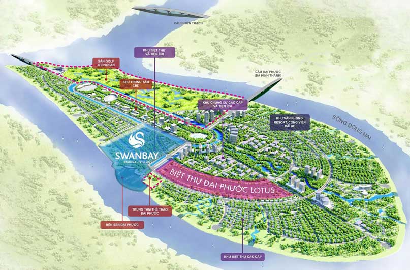 Sức thu hút của các nhà đầu tư về dự án Swan Bay tại đạo Đại Phước khu Đông Sài Gòn, chỉ từ 2 tỷ 9