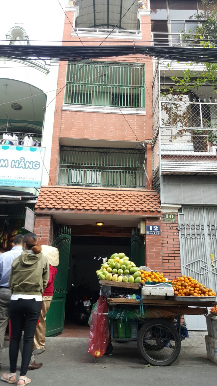 Bán nhà mặt tiền chợ Gò Vấp số 12 Huỳnh Khương An, tiện kinh doanh