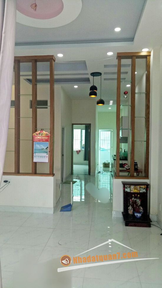 Nhà 1 lầu mới đẹp ở ngay hẻm 944 Huỳnh Tấn Phát, P. Tân Phú, Q.7