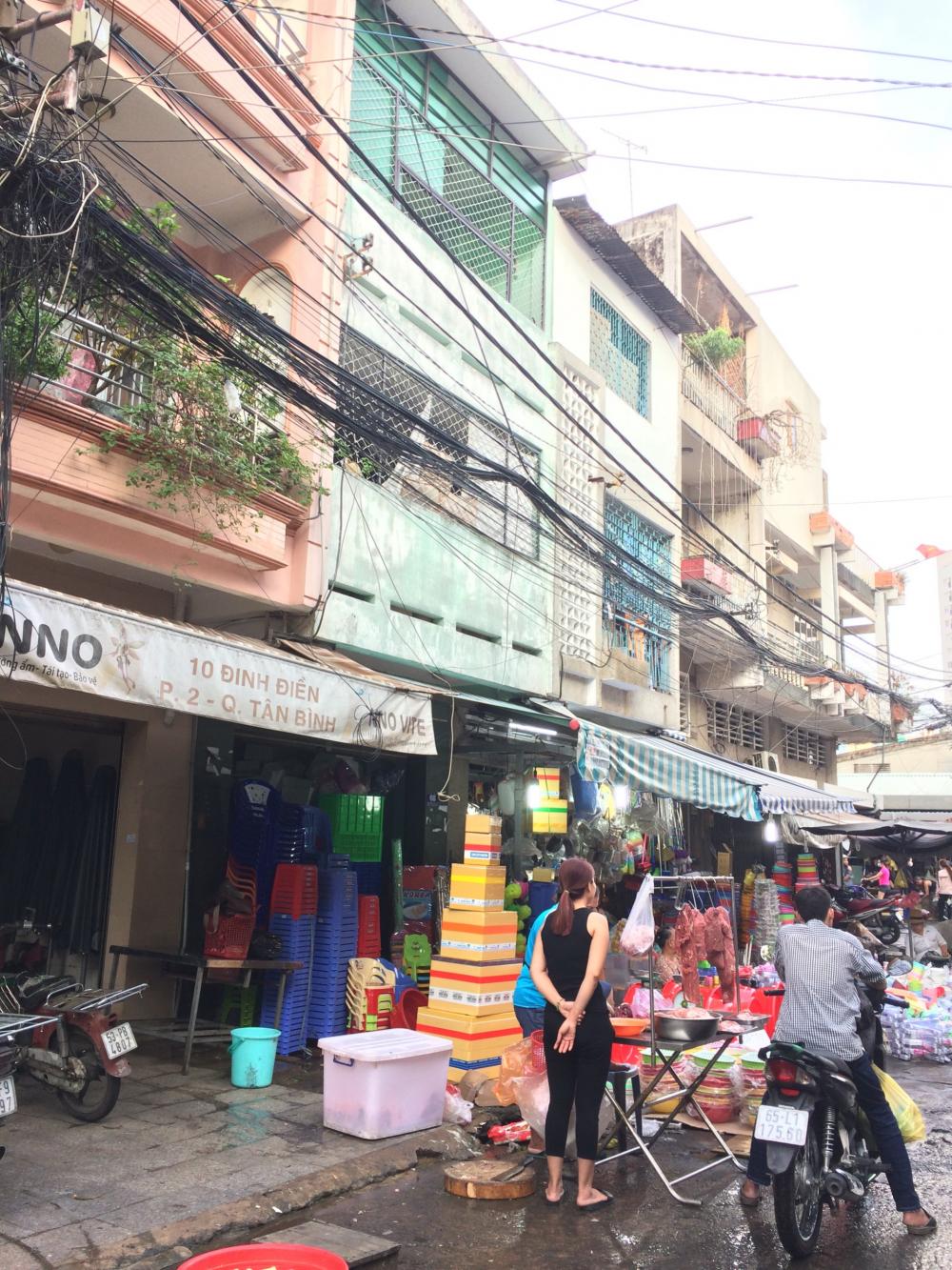 Nhà MTKD đường Đinh Điền ngay trong chợ Phạm Văn Hai 3.8*16m
