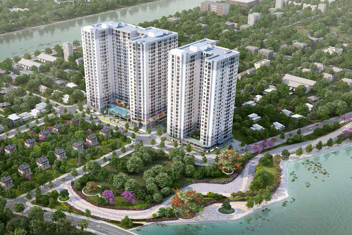 M-one Nam Sài Gòn q7 cần bán căn 2PN, DT 63m2, giá bán 2,1 tỷ view sông , hồ bơi Lh : 0903066950 