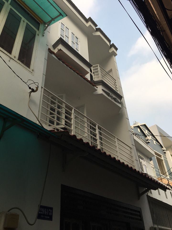 Bán nhà 2 lầu hẻm 4m,299 Tây Thạnh,Tân Phú, dt 4x10m, giá 3.4 tỷ TL