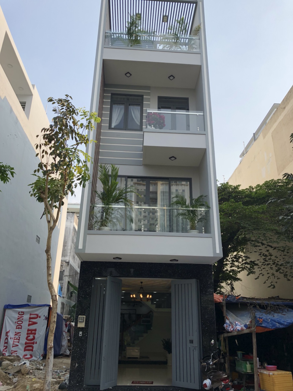 Cần bán nhà khu Sài Gòn Mới, Nhà Bè, DT 4x16m, 1 trệt 2 lầu, sân thượng. Giá 4.95 tỷ