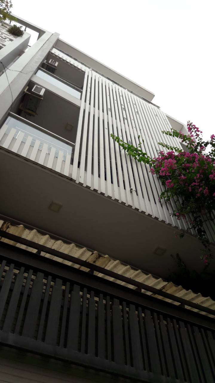 Bán nhà HXH 7m Nơ Trang Long, Bình Thạnh, DT=5,5x15m, trệt, 4 lầu, 16 phòng thu nhập 50tr/th