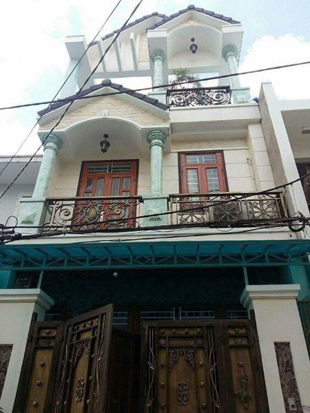 Bán nhà Hóc Môn (5x12m), ngay đường Nguyễn Thị Pha, 1 trệt 3 lầu, SHR, NH cho vay