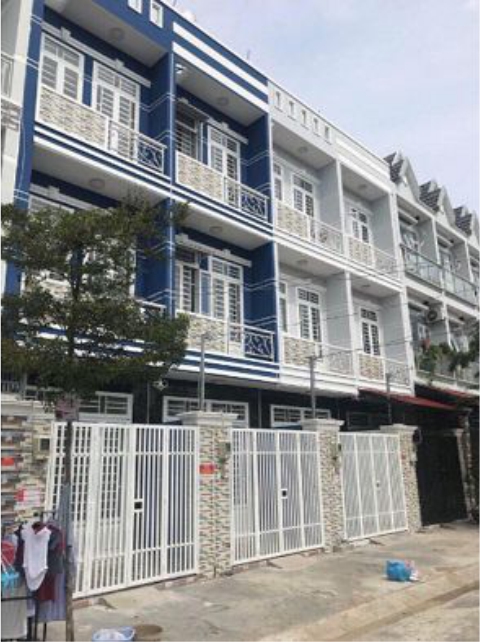 Nhà xây mới 3,3x12m, trệt 2 lầu đường 8m, gần Cầu Phú Xuân Huỳnh Tấn Phát, Nhà Bè